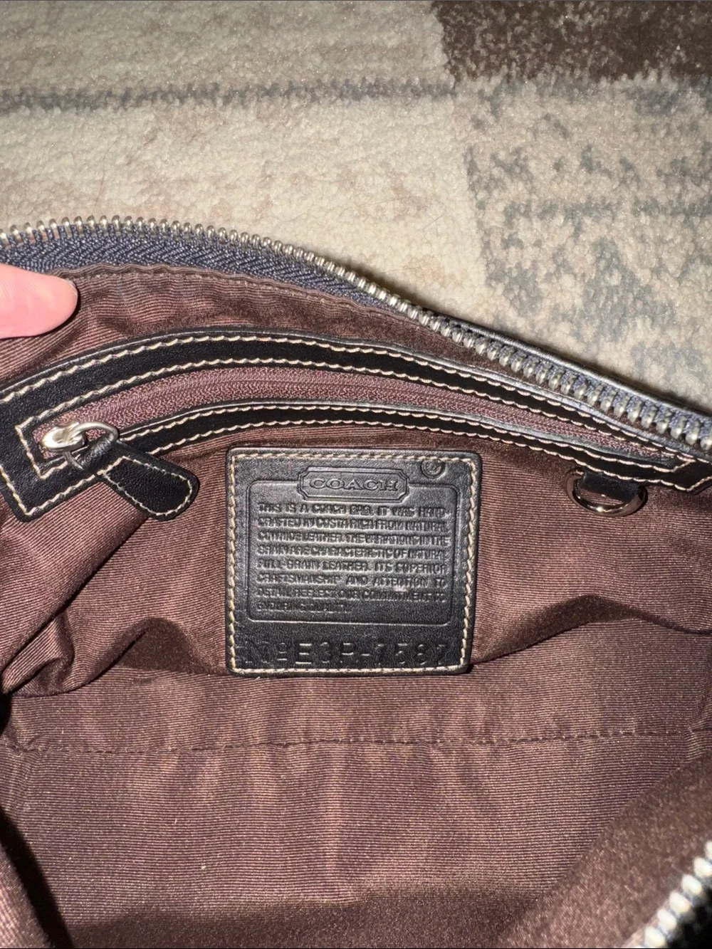 Vintage Coach Demi Hampton Bag
